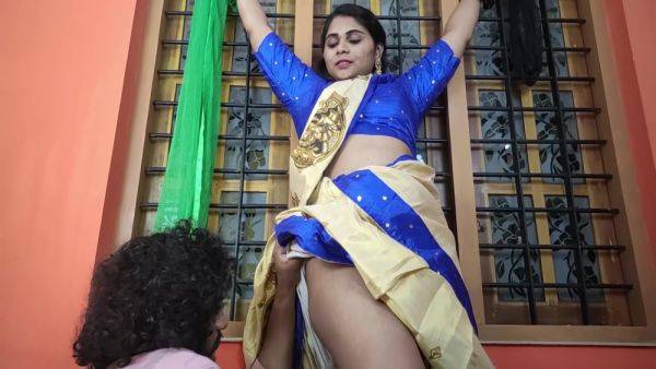 Valentine S Day - Kerala Half Saree Bdsm Hand On Window And Hot Romance With Pussy And Ass Lick Romance, Mallu Hot Sex By Vaishnavy And Sharun Raj - desi-porntube.com on pornogates.com