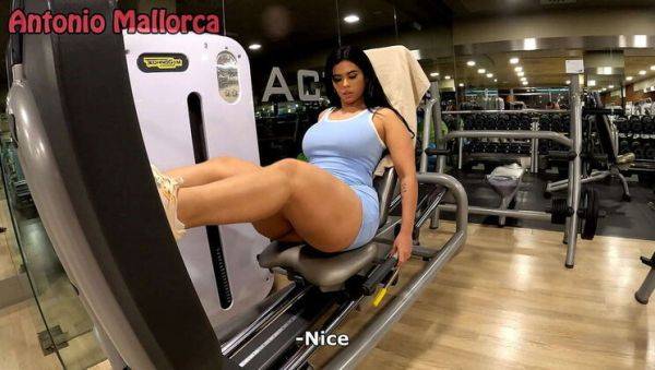 Brazilian Babe with Huge Ass Gets Hardcore Fucking in the Gym - porntry.com on pornogates.com