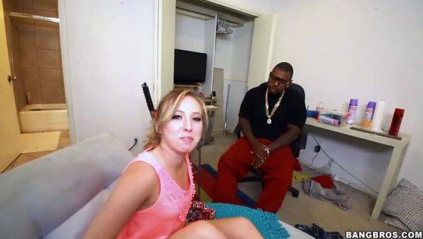 Blonde Amateur Sofie Carter and Rico Strong in Interracial Encounter - xxxfiles.com on pornogates.com