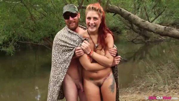 Jack and the Redhead: An Outdoor Adventure with BTS & Big Tits - xxxfiles.com on pornogates.com