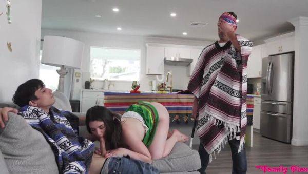 Filling My Step-Sis's Piñata with Alyx Star and Big Tits - porntry.com on pornogates.com