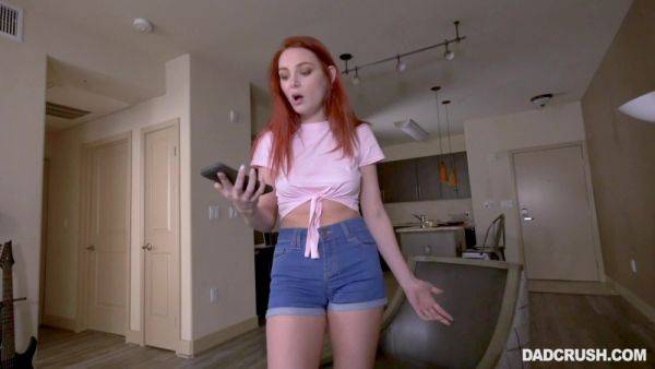 Redhead spins monster dick down her fragile holes in home POV - hellporno.com on pornogates.com