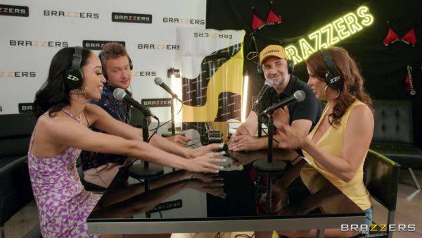 Radio show turns pretty intimate when these pornstars start craving cock - xbabe.com on pornogates.com