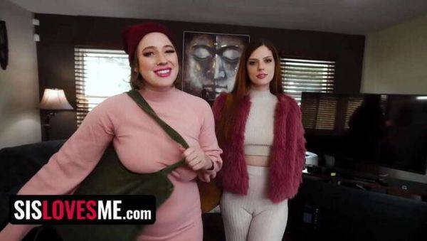 SisLovesMe's Black Friday Special with Riley Nixon & Scarlett Mae: A Teen Threesome - veryfreeporn.com on pornogates.com