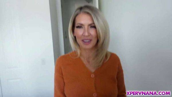 Step-Grandma Gigi Dior Can't Resist Her Stepgrandson's Charm: Blowjob Guaranteed - xxxfiles.com on pornogates.com