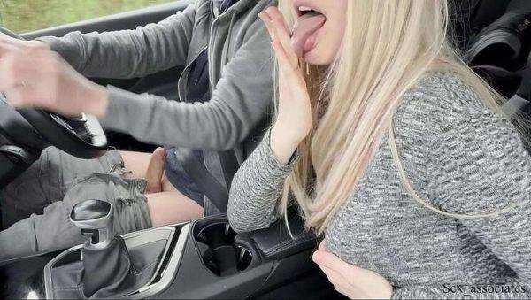 Wonderful handjob driving! Enormous load. Cum feast. Cum play. Featuring Sofie Lund and Otto Holm - veryfreeporn.com on pornogates.com