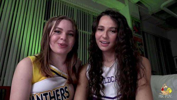 Teen Cheerleaders Liz Jordan & Adrianna Jade Caught by Lecherous Coach! - porntry.com on pornogates.com