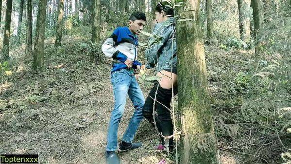 Outdoor Passion with 18-Year-Old Boyfriend in the Forest! - xxxfiles.com on pornogates.com