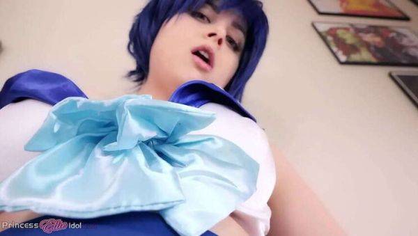 Sailor Mercury's Future Cosplay: Pegging Fantasy - xxxfiles.com on pornogates.com