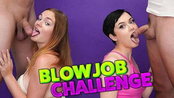 Blow Job Contest - Who'll Make Him Ejaculate First? - porntry.com on pornogates.com