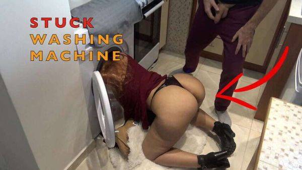 Dumb Maid Trapped in Washing Machine - xxxfiles.com on pornogates.com