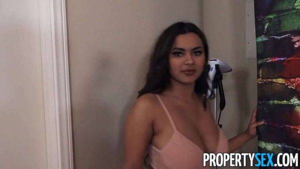 Curvy Tenant Numi Zarah: Seducing Her Landlord with Blowjob and Sex - xxxfiles.com on pornogates.com